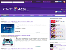 Tablet Screenshot of playzine.fr